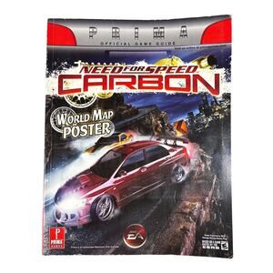 2006 Need for speed carbon Prima official game guide w/poster complete strategy